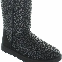 Coupon 👍 Ugg Classic Short 👩 Womens Suede Snow Leopard Winter 🥾 Boots 🧨