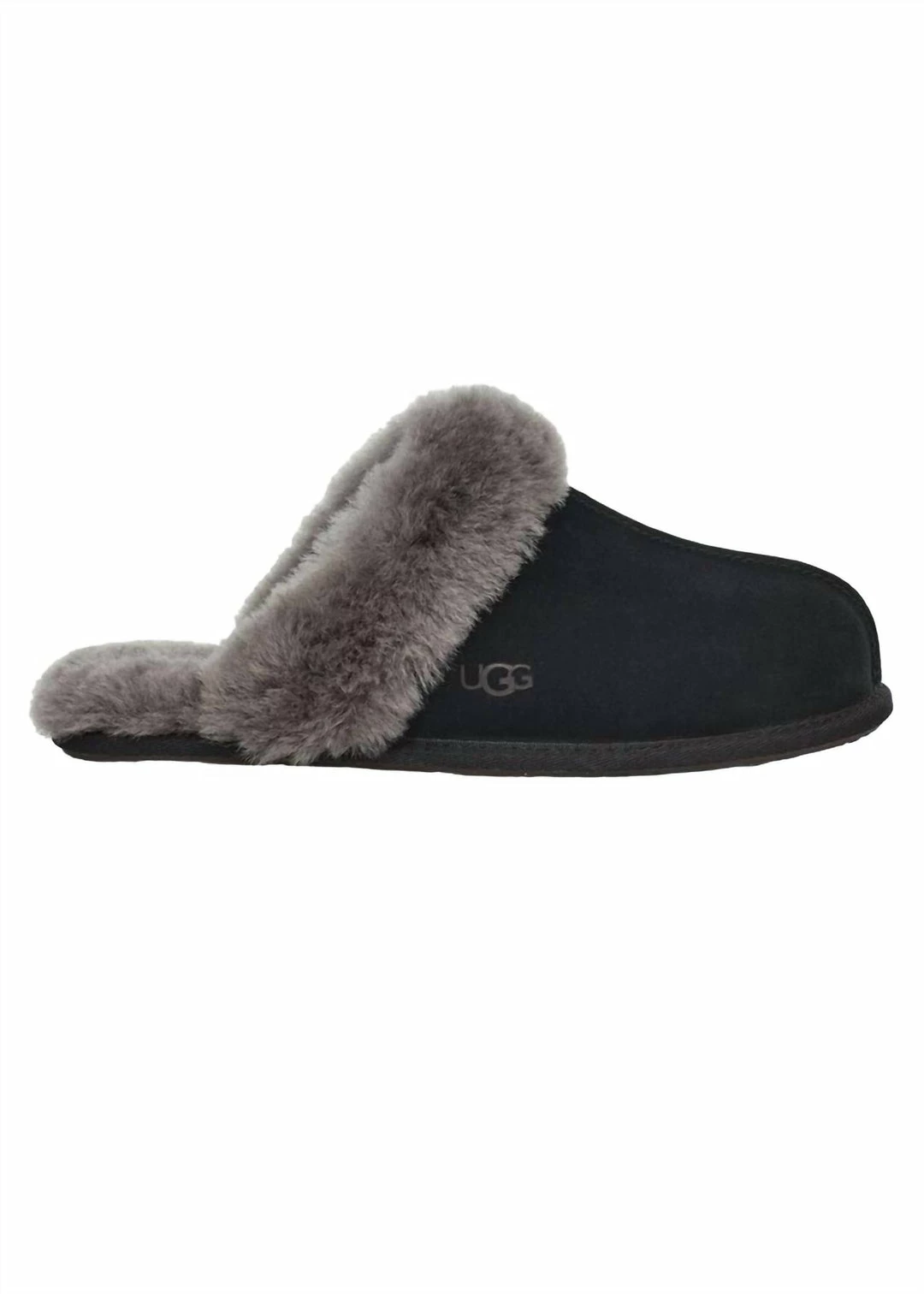 Outlet ❤️ Ugg 👩 Womens Scuffette Ii Slipper in Black/Grey 🤩