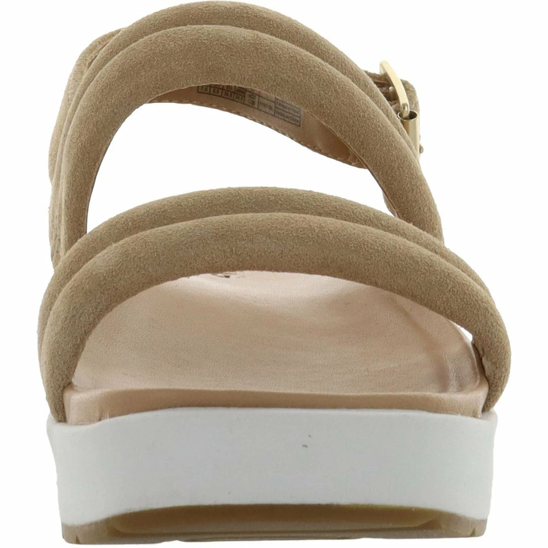 Outlet 🎁 Ugg Lynnden 👩 Womens Suede Square Toe Wedge 🩴 Sandals 😍 - Image 3
