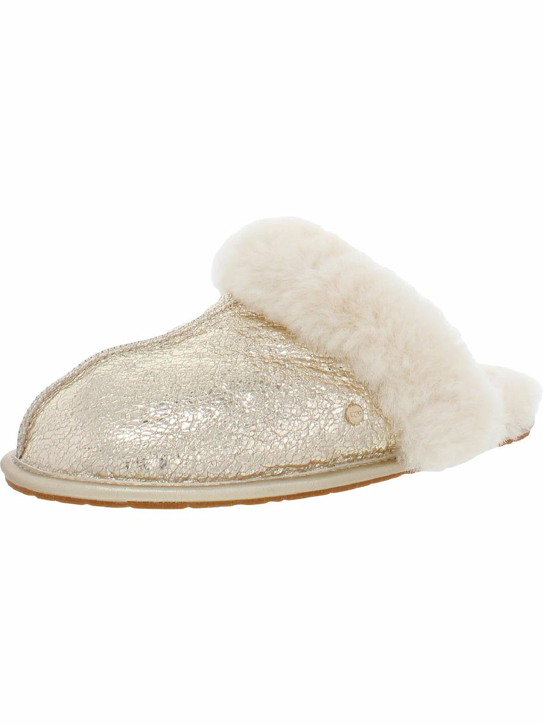 Best Sale โ๏ธ Ugg Scuffette II ๐ฉ Womens Leather Faux Fur Lined Mules ๐