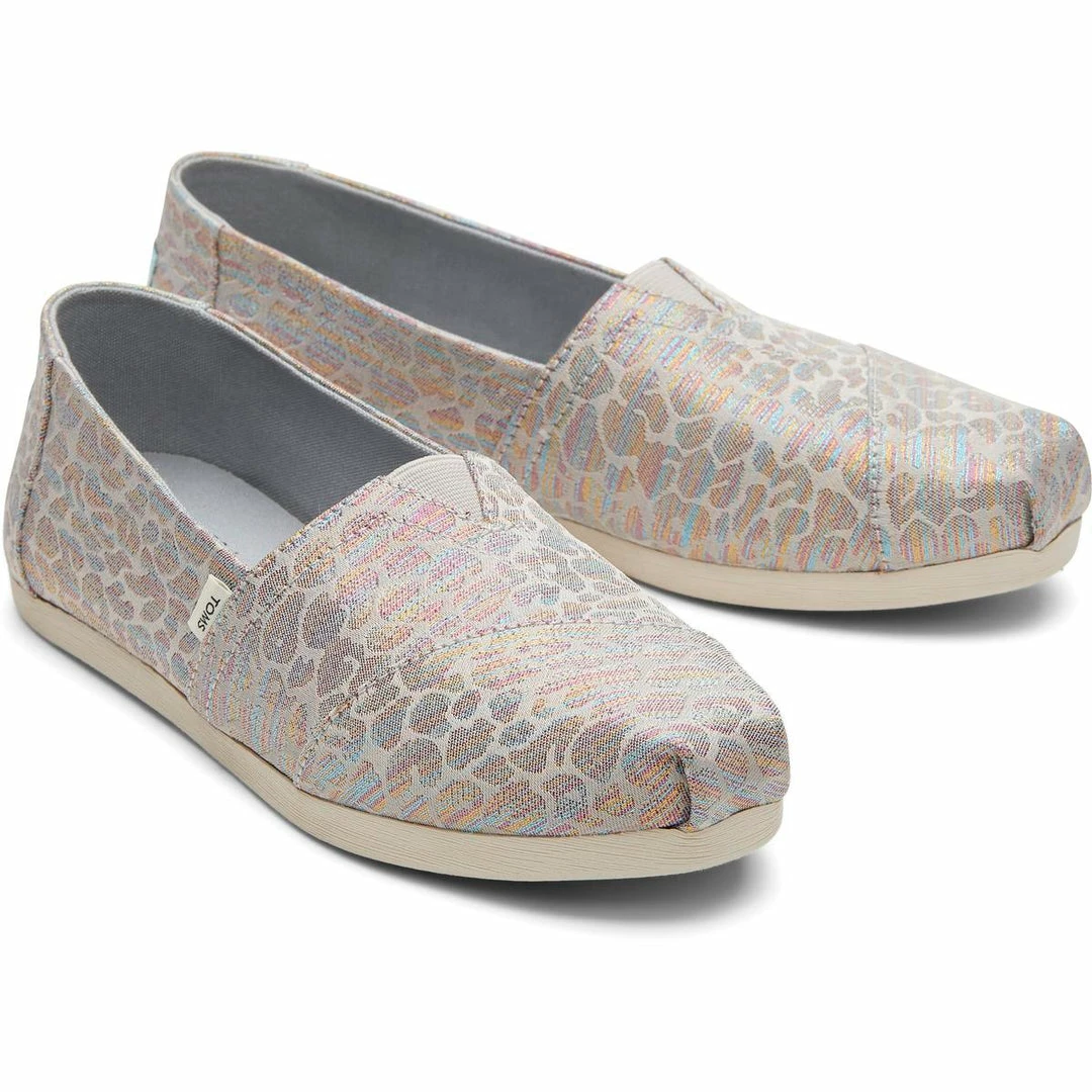 Coupon 😍 Toms Alpargata 👩 Womens Canvas Metallic Flats 👟 Shoes 😉 - Image 3