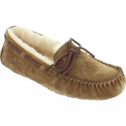 Buy 🛒 Ugg Dakota 👩 Womens Suede Sheepskin Lined Moccasin Slippers 😉