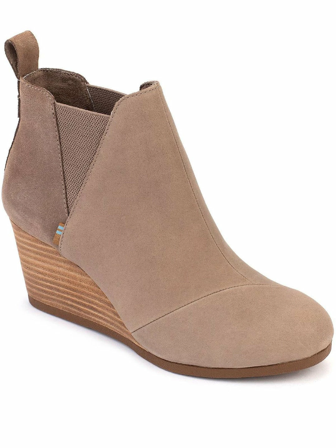 Coupon 👍 Toms Kelsey 👩 Womens Mixed Media Wedge 🥾 Boots 👏 - Image 5