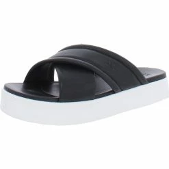 Budget 🔔 Ugg Zayne Crossband 👩 Womens Leather Open Toe Platform 🩴 Sandals 🎉