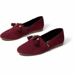 Coupon ⭐ Toms Kelli 👩 Womens Suede Slip On Flats 🥰