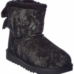 Top 10 ✔️ women UGG Mini Bailey Bow Glimmer Suede Boot 🛒