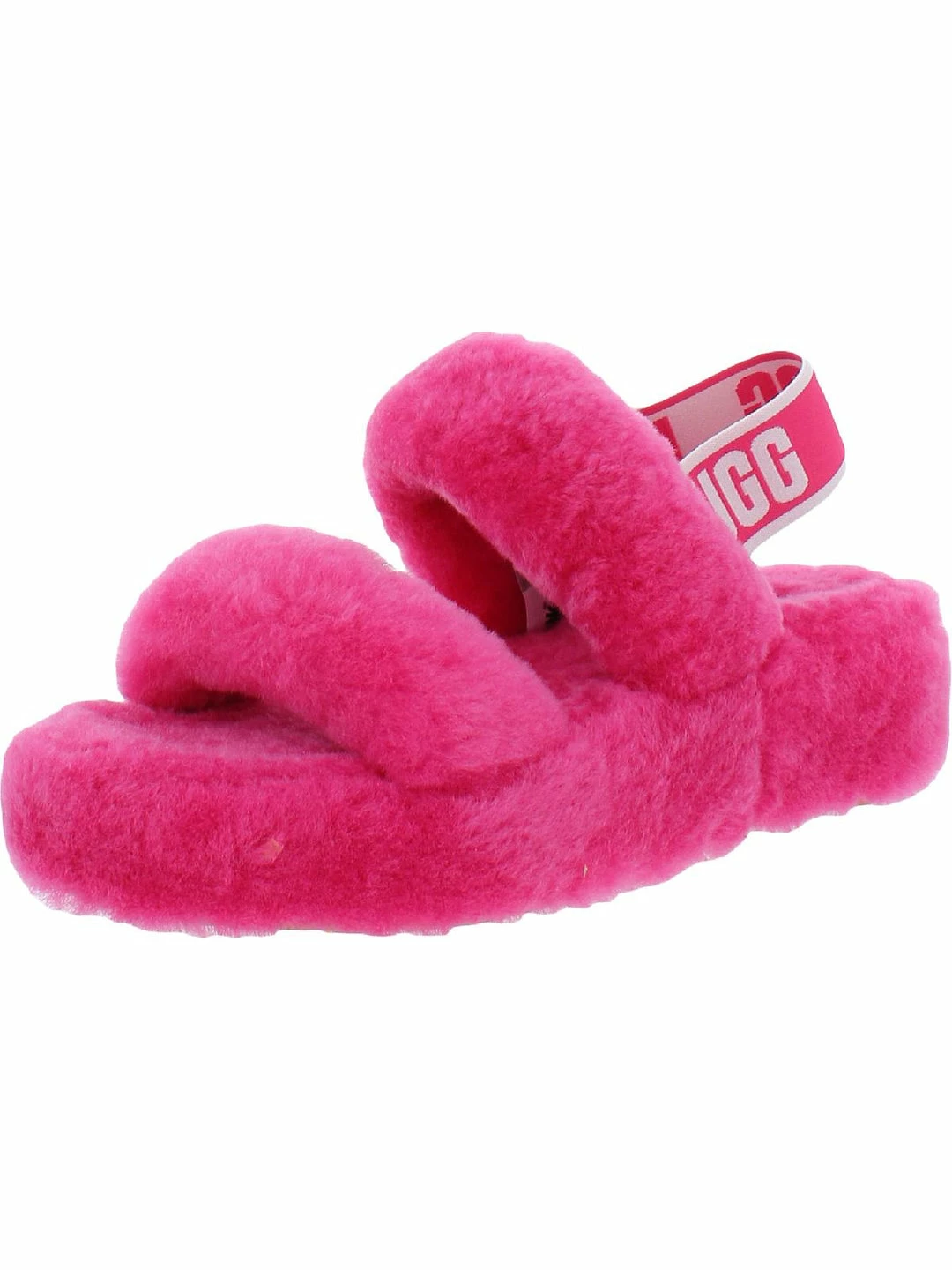 Flash Sale 🌟 Ugg Oh Yeah 👩 Womens Shearling Open Toe Slip-On Slippers 🌟