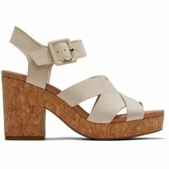 Best deal ⭐ Toms Ava 👩 Womens Leather Ankle Strap Slingback 🩴 Sandals ⌛
