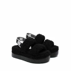 Wholesale 🎉 Ugg 👩 women Oh Fluffita 🩴 Sandal in Black ✨