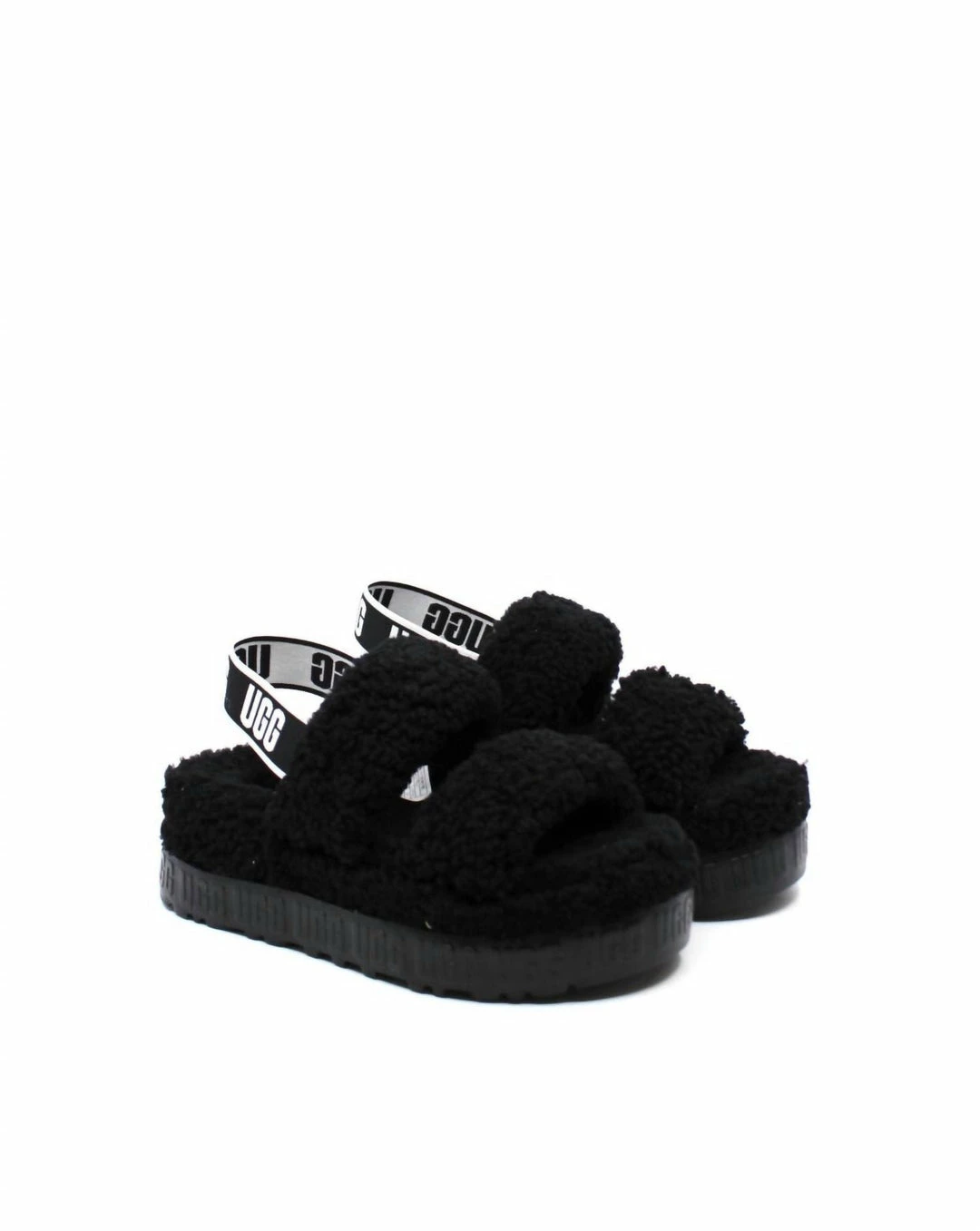Wholesale ๐ Ugg ๐ฉ women Oh Fluffita ๐ฉด Sandal in Black โจ