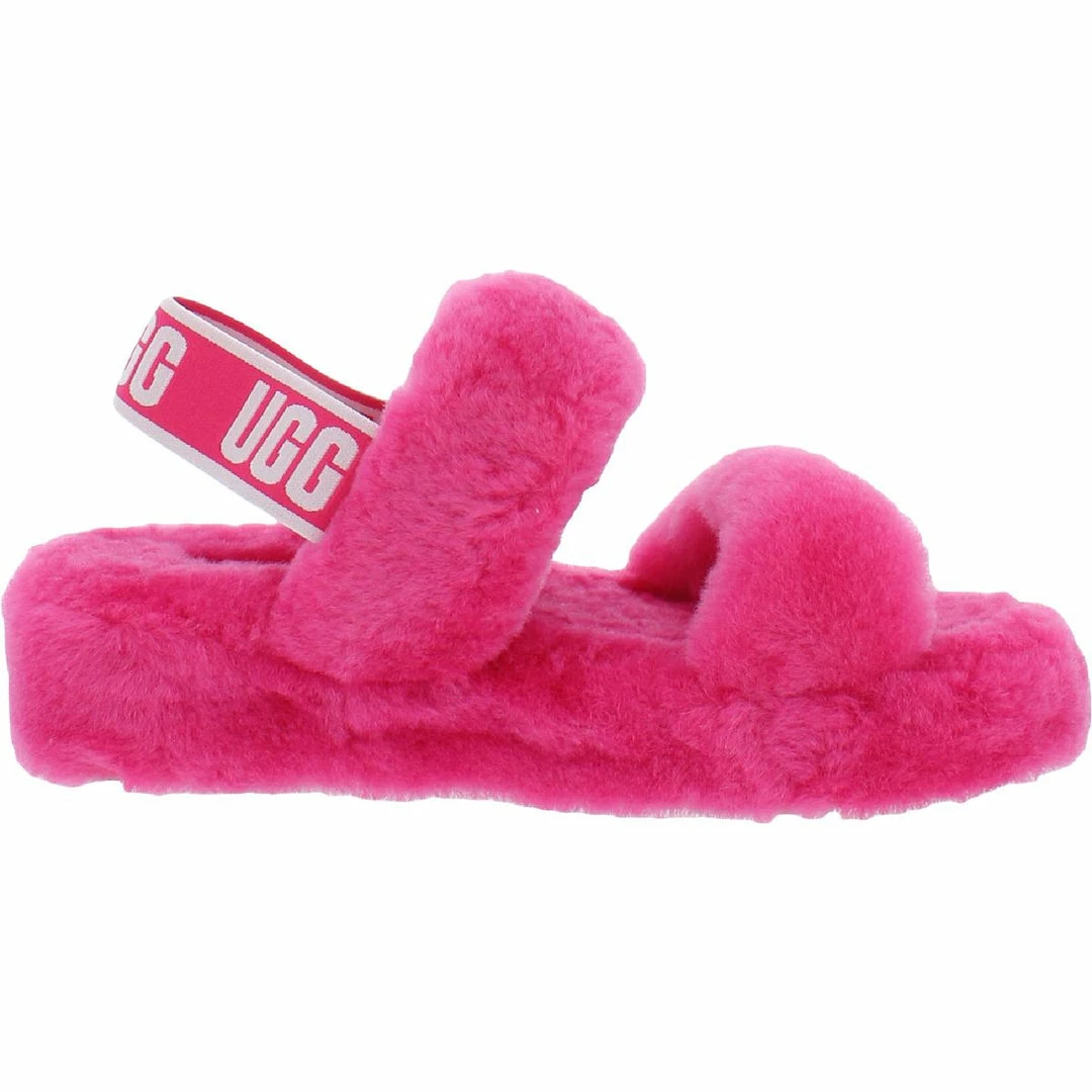 Flash Sale 🌟 Ugg Oh Yeah 👩 Womens Shearling Open Toe Slip-On Slippers 🌟 - Image 2