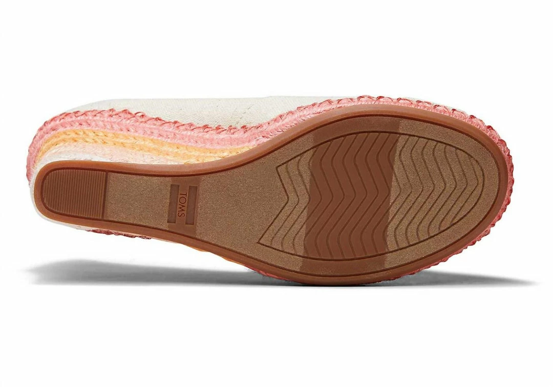 Budget ๐งจ Toms ๐ฉ women Michelle Peep Toe Wedge in Natural Sunrise ๐ - Image 4