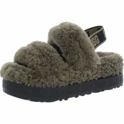Promo ๐ Ugg Oh Fluffita ๐ฉ Womens Sheepskin Flatform Slingbacks ๐คฉ