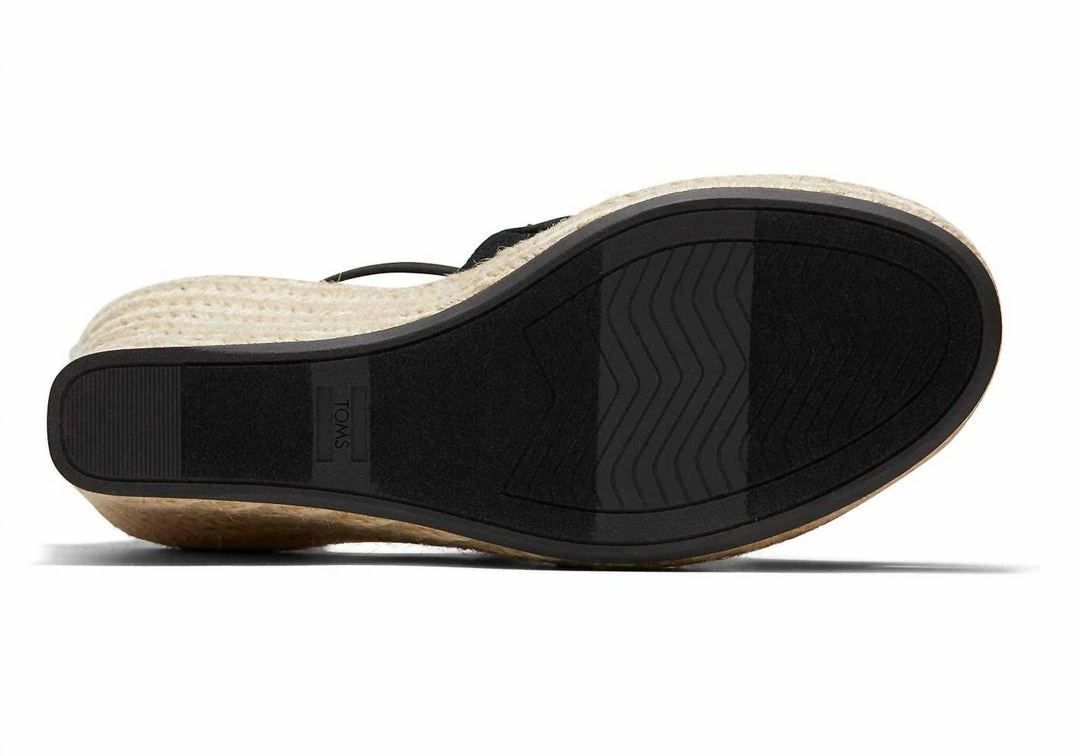 Best reviews of ๐ Toms ๐ฉ women Marisol Peep Toe Wedge ๐ฉด Sandal in Black ๐งจ - Image 4