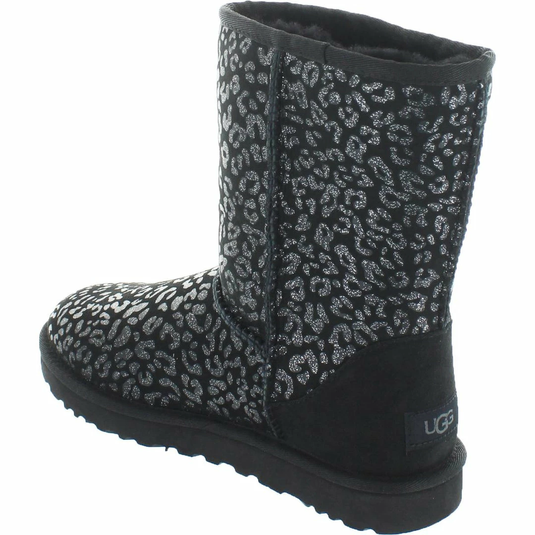 Coupon ๐ Ugg Classic Short ๐ฉ Womens Suede Snow Leopard Winter ๐ฅพ Boots ๐งจ - Image 3