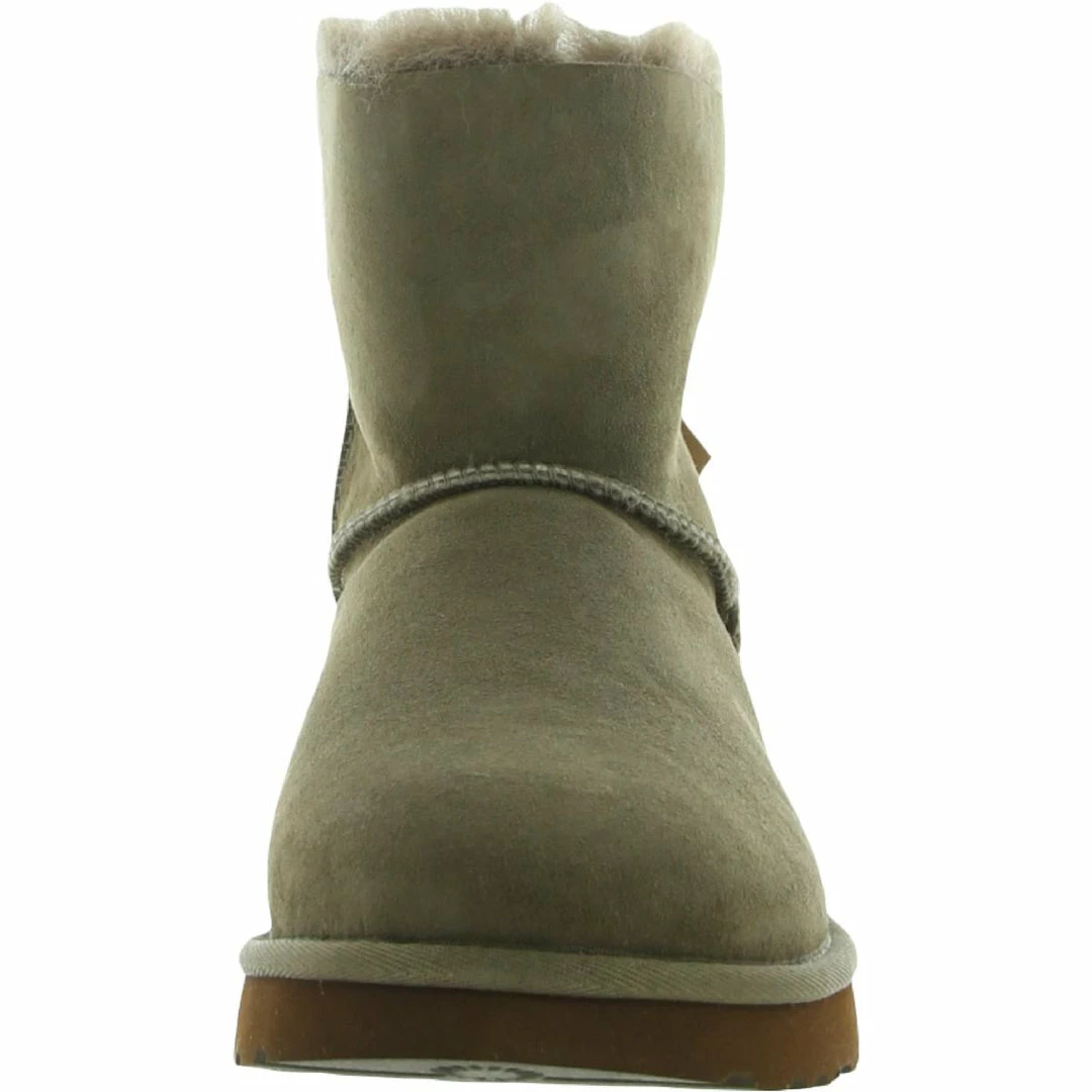 Cheap ❤️ Ugg Mini Bailey Bow II 👩 Womens Suede Shearling Winter 🥾 Boots 🎁 - Image 2