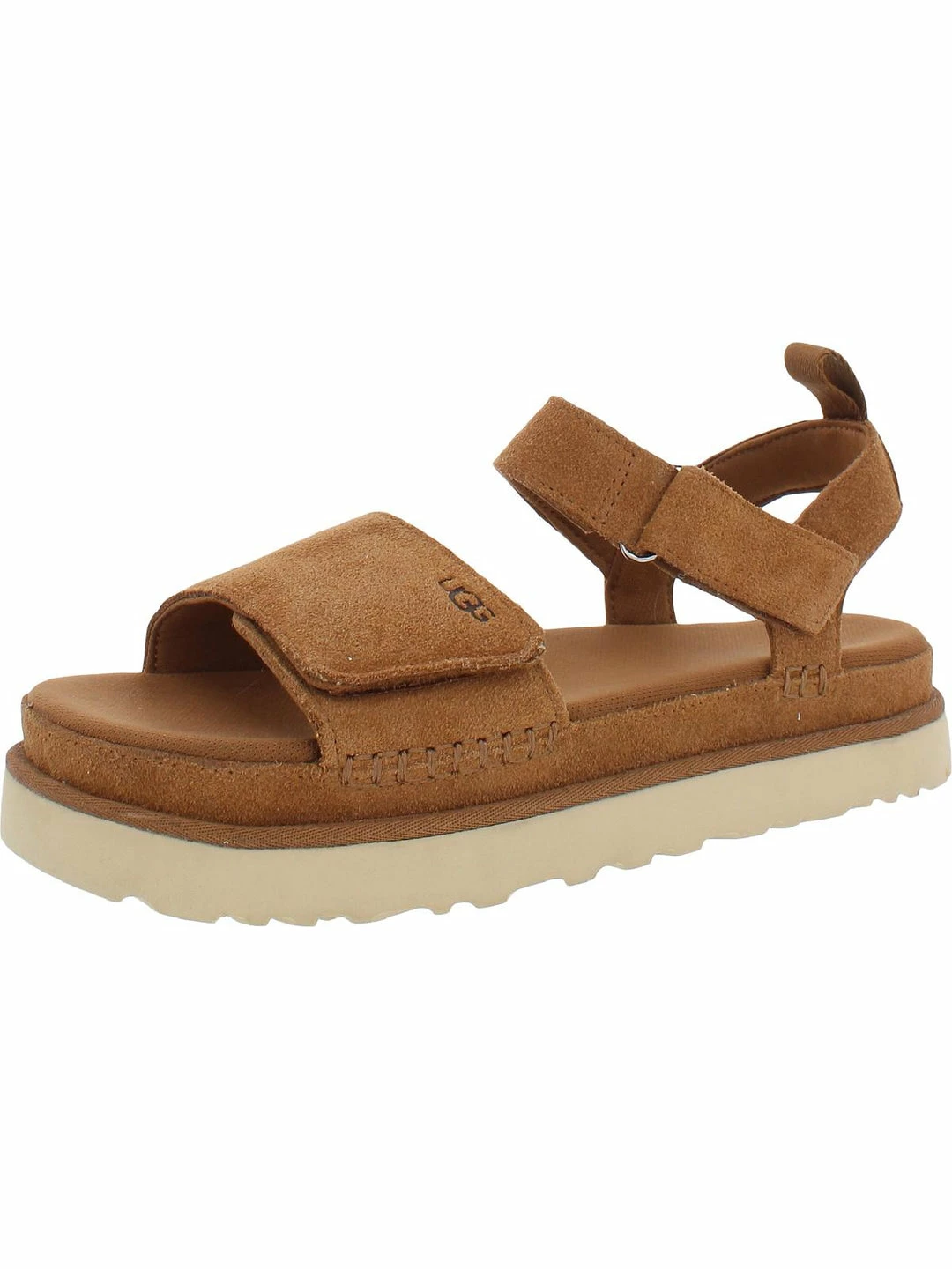 Wholesale ✔️ Ugg Goldenstar 👩 Womens Suede Open Toe Flatform 🩴 Sandals 🥰