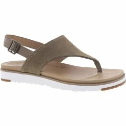 Coupon 🔔 Ugg Alessia 👩 Womens Suede Thong Flat 🩴 Sandals 🔔