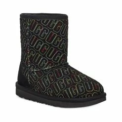Budget 🥰 kids UGG Graphic Stitch Suede Boot 🧨