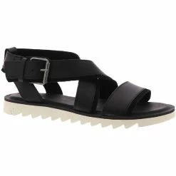 Outlet ๐ Toms Sidney Tread ๐ฉ Womens Mixed Media Criss-Cross Strappy ๐ฉด Sandals ๐ฅฐ