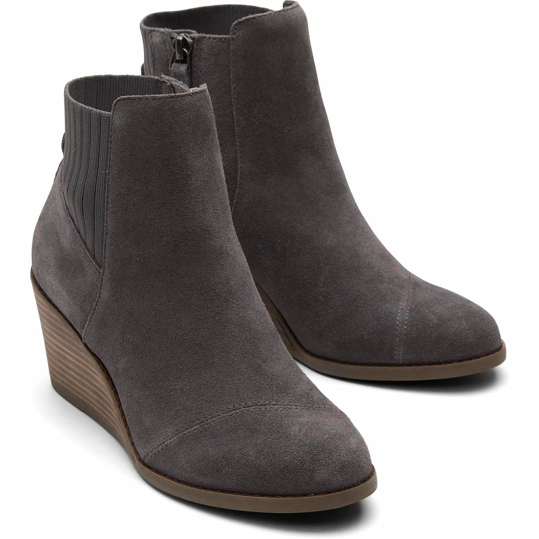 Cheap 🔥 Toms Sadie 👩 Womens Suede Stretch Ankle 🥾 Boots 👍 - Image 3