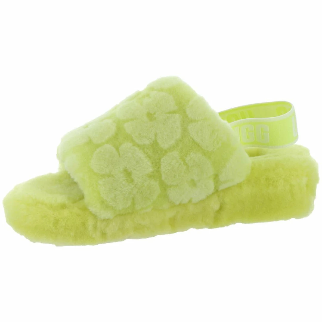 Top 10 🔥 Ugg Fluff Yeah Poppy 👩 Womens Shearling Slip On Slingback 🩴 Sandals ⌛ - Image 2