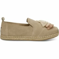 Discount 👍 Toms Alpargata 👩 Womens Suede Tassel Flats 👟 Shoes 🔥