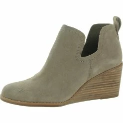Brand new 💯 Toms 👩 Womens Suede wedge Ankle 🥾 Boots 🤩