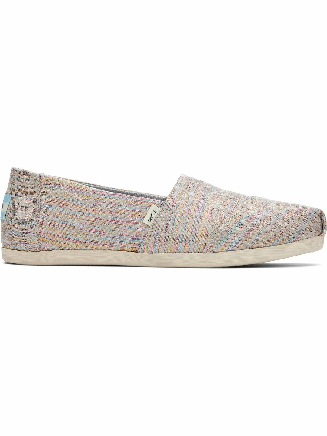Coupon 😍 Toms Alpargata 👩 Womens Canvas Metallic Flats 👟 Shoes 😉