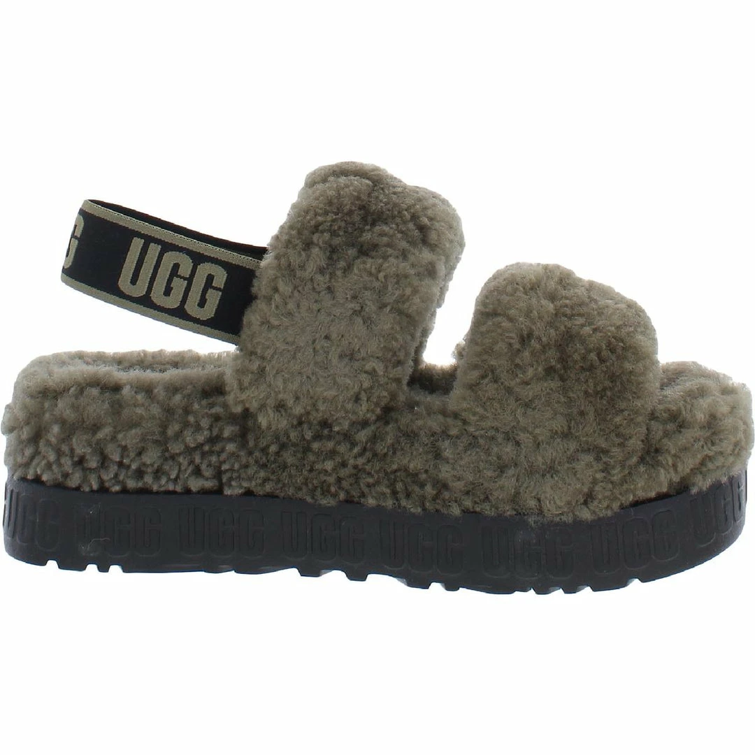 Promo ๐ Ugg Oh Fluffita ๐ฉ Womens Sheepskin Flatform Slingbacks ๐คฉ - Image 3