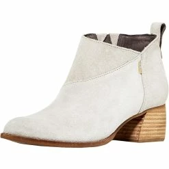Best Pirce 🤩 Toms Leilani 👩 Womens Suede Stacked Heel Ankle 🥾 Boots 🎉
