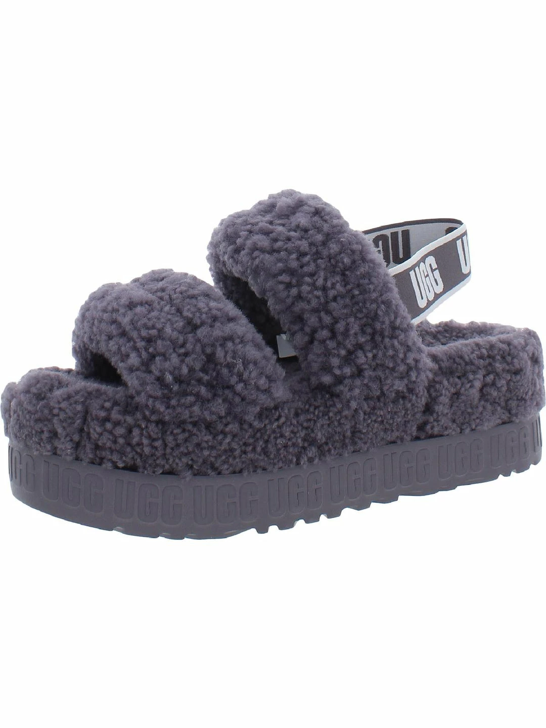 Promo ๐ Ugg Oh Fluffita ๐ฉ Womens Sheepskin Flatform Slingbacks ๐คฉ - Image 4