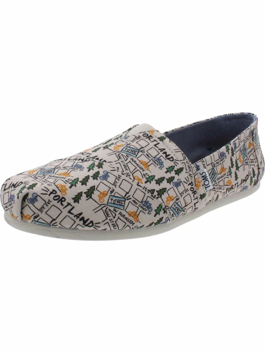 Budget ✨ Toms Classic 👩 Womens Slip On Round Toe Slip-On 👟 Sneakers 🌟