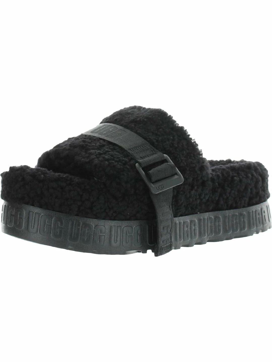Brand new ๐ Ugg Fluffita ๐ฉ Womens Shearling Slip On Flatform ๐ฉด Sandals ๐งจ - Image 5