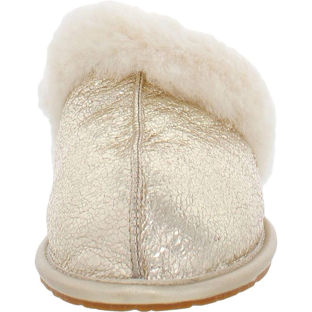 Best Sale โ๏ธ Ugg Scuffette II ๐ฉ Womens Leather Faux Fur Lined Mules ๐ - Image 3